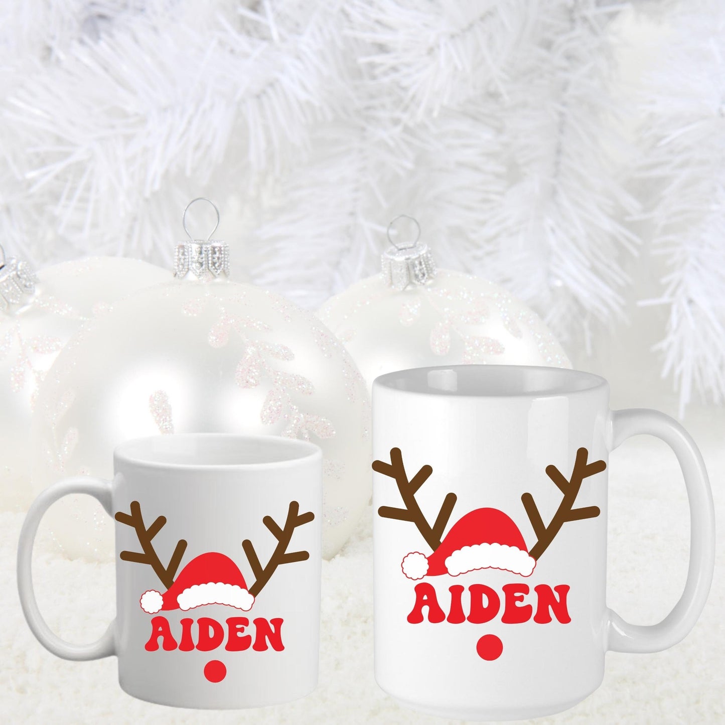 Personalized Reindeer Mug