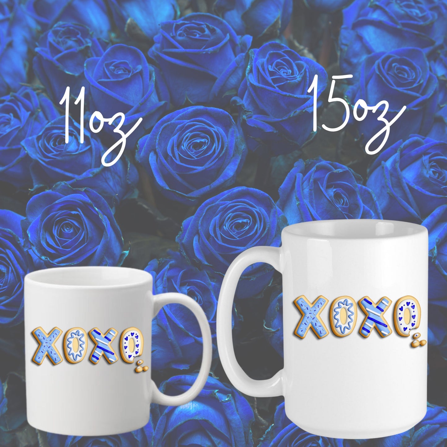 Valentine's XOXO Mug, Sweetheart Mug, Valentine's Cookie Mug, Valentine's Gift for Him