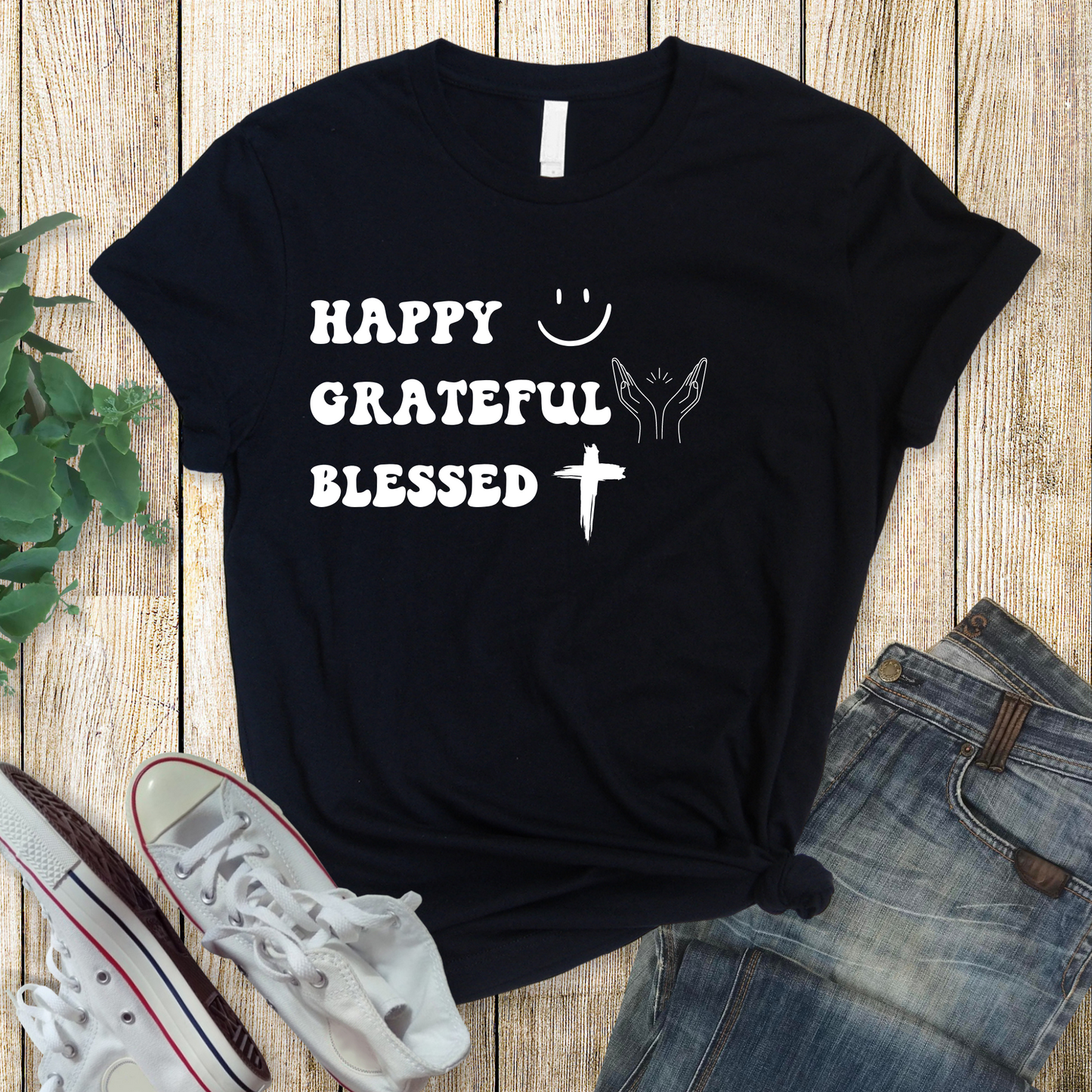 Happy Grateful Blessed T-Shirt