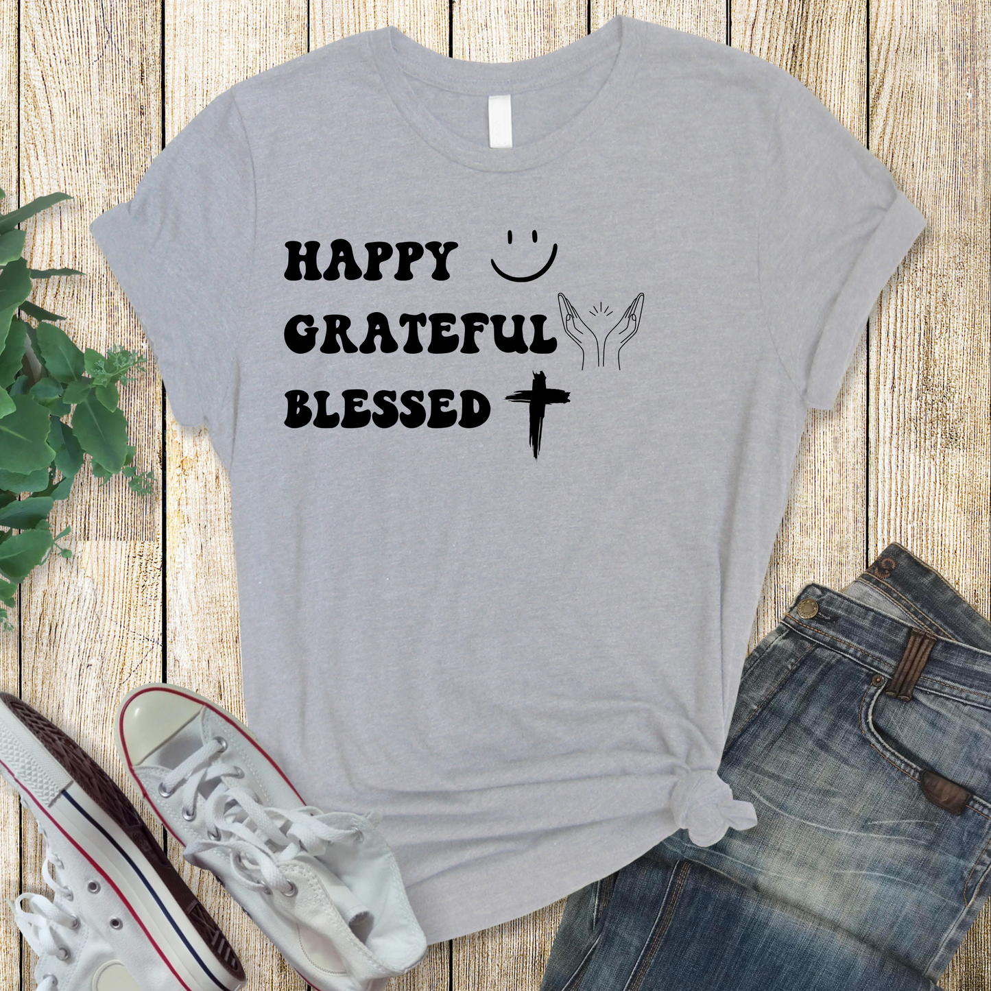 Happy Grateful Blessed T-Shirt