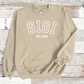 Personalized GiGi Sweatshirt with Kid Names on Sleeve, Mother's Day Gift, Birthday Gift for Mom, New Grandma Gift, Baby Announcement Gift