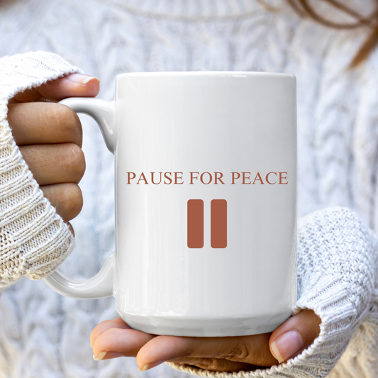 Pause For Peace Mug