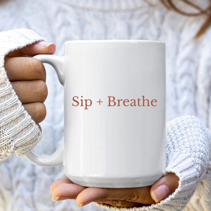 Sip and Breathe Mug