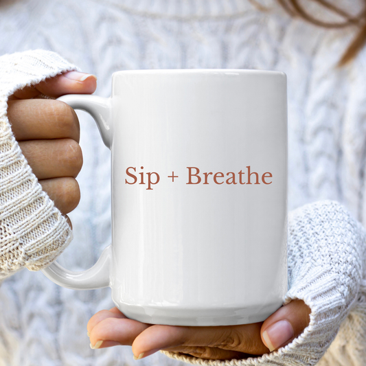 Sip and Breathe Mug