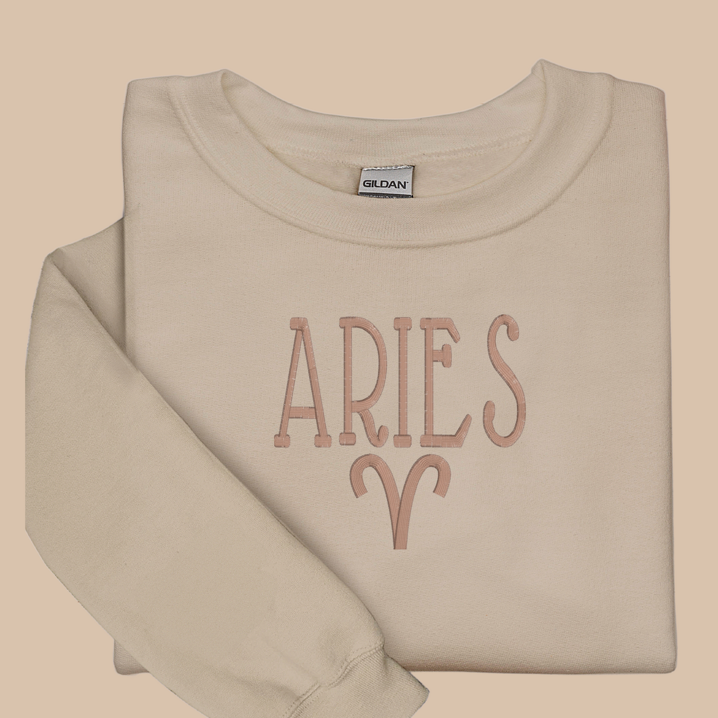 Aries Embroidered Sweatshirt