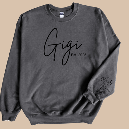 Personalized Gigi Sweatshirt