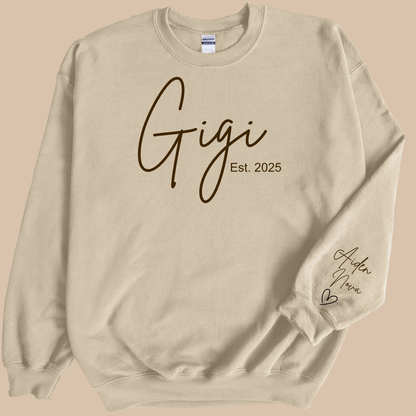 Personalized Gigi Sweatshirt