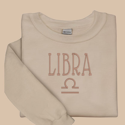 Libra Embroidered Sweatshirt