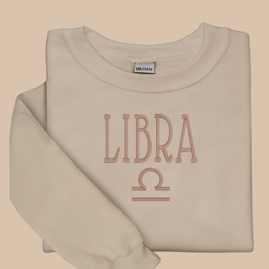 Libra Embroidered Sweatshirt