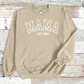 Personalized Mama Sweatshirt with Kid Names on Sleeve, Mothers Day Gift, Birthday Gift for Mom, New Mom Gift, Baby Shower Gift