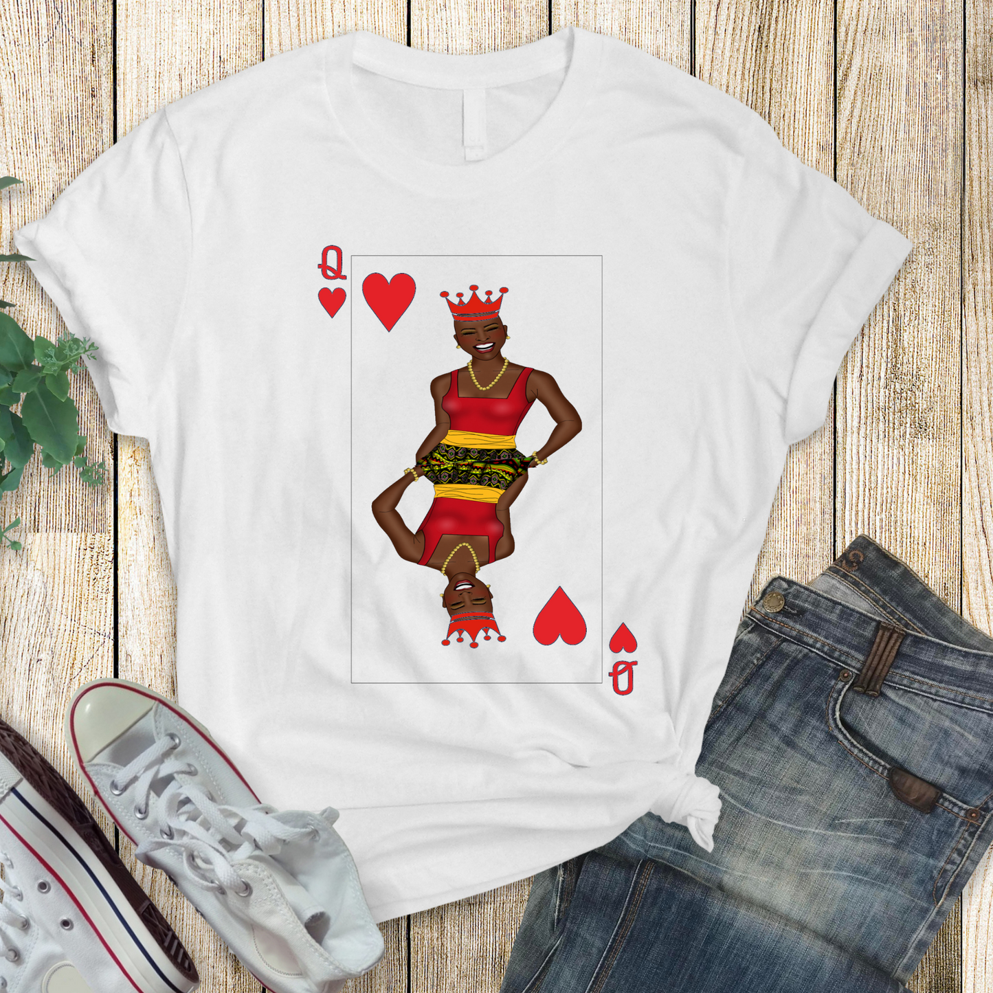 Queen of Hearts Tee