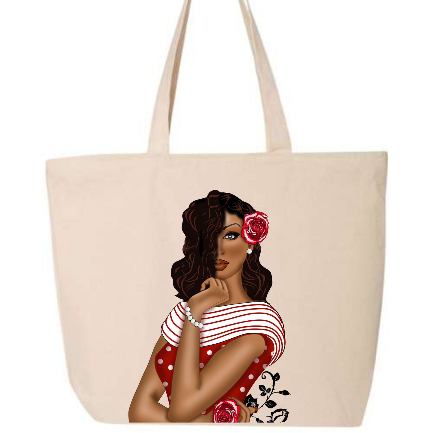 Lady In Red Tote