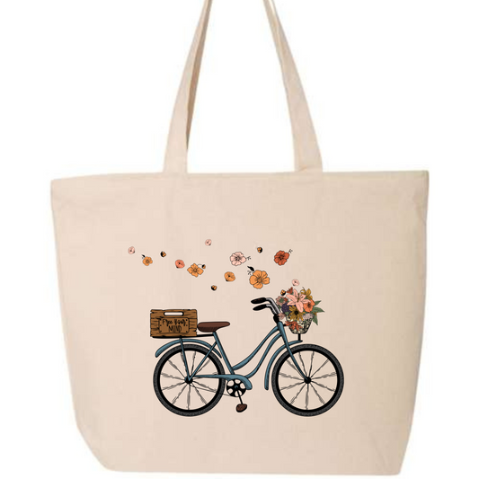 Retro Bicycle Tote