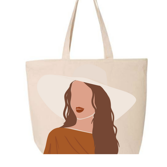 Abstract Lady Tote