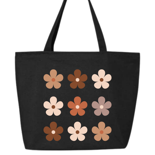 Retro Flowers Tote