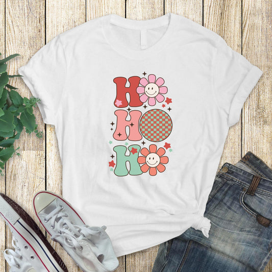 Ho Ho Ho Retro Christmas T-Shirt