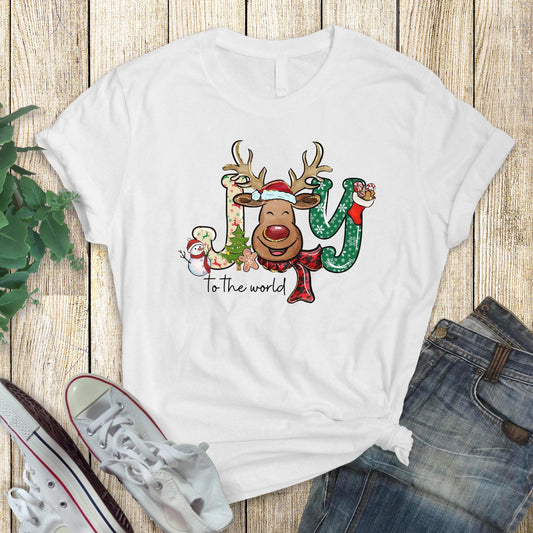 Joy To the World Christmas T- Shirt
