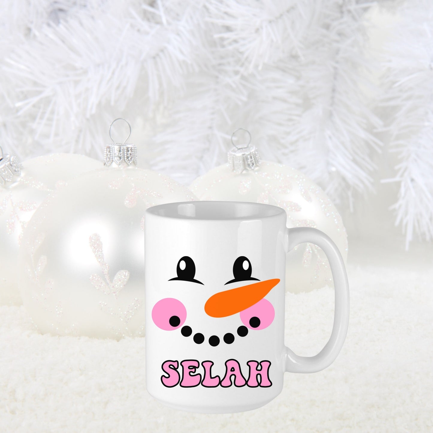 Custom Snowman Mug for Christmas