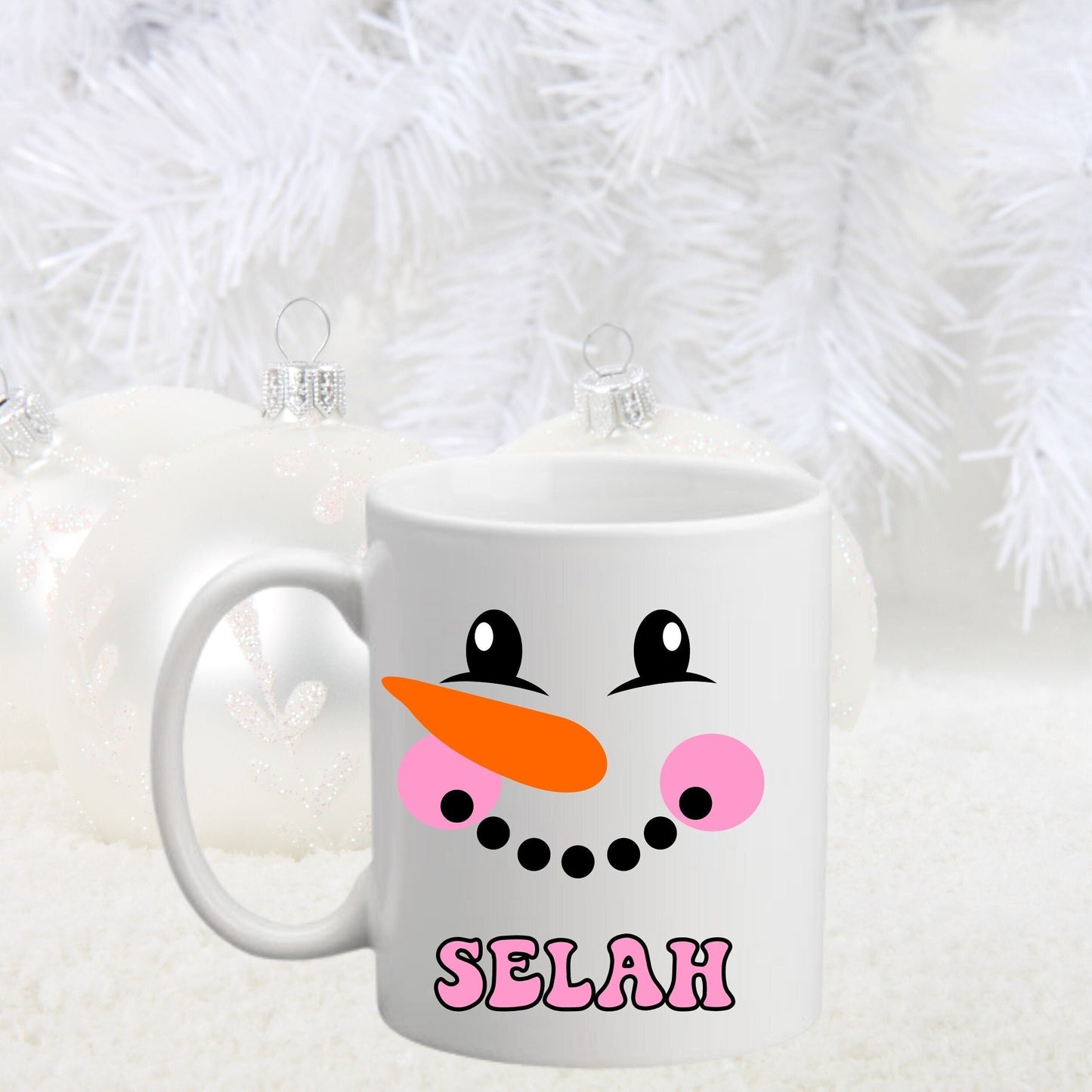Custom Snowman Mug for Christmas
