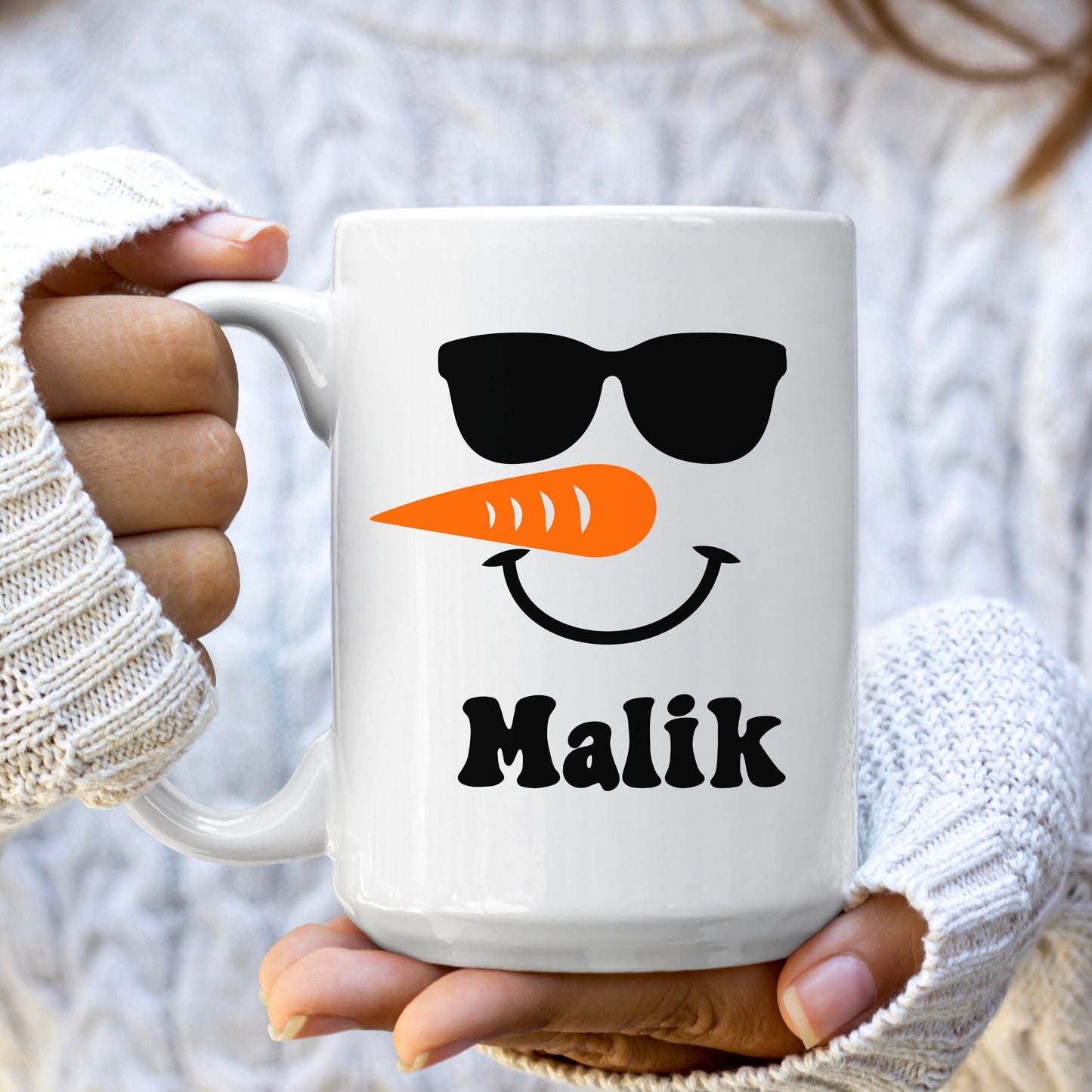 Personalized Snowman Mug