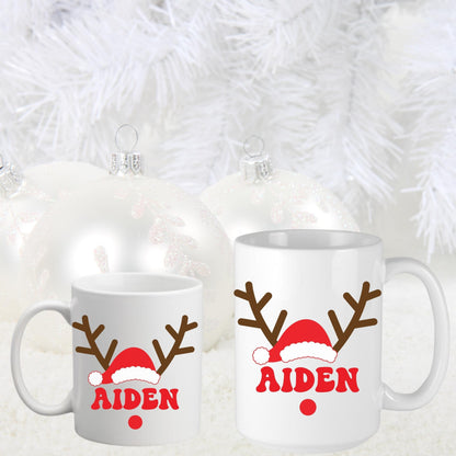 Personalized Reindeer Mug