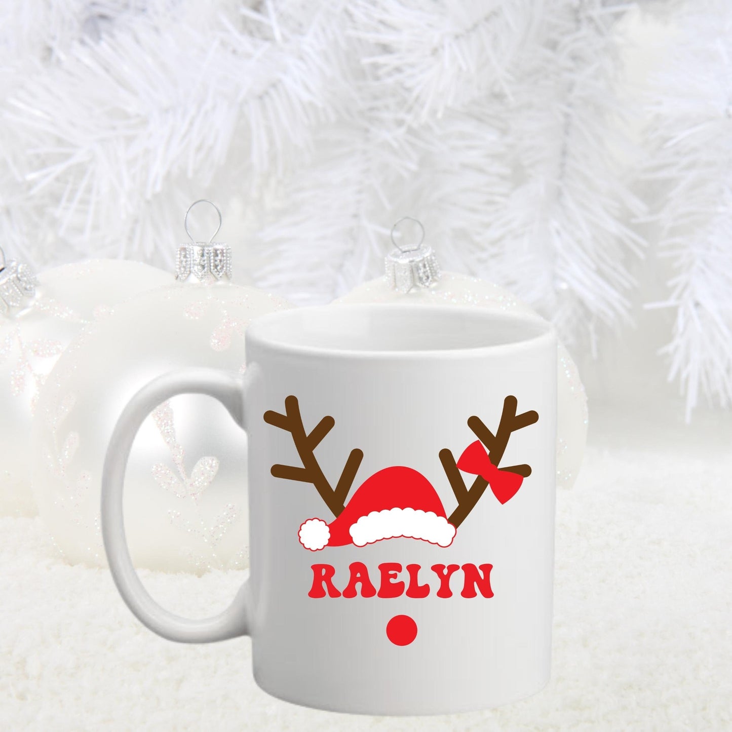 Personalized Reindeer Mug