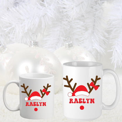Personalized Reindeer Mug