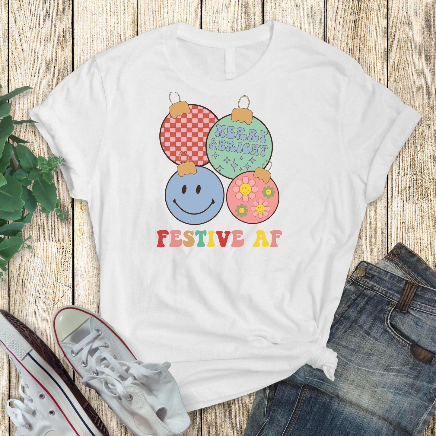 Festive AF Christmas T-shirt