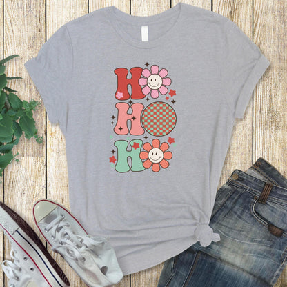 Ho Ho Ho Retro Christmas T-Shirt