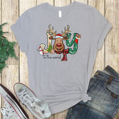 Joy To the World Christmas T- Shirt