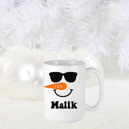 Personalized Snowman Mug