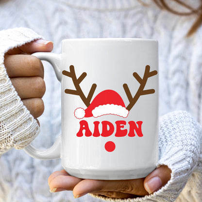 Personalized Reindeer Mug