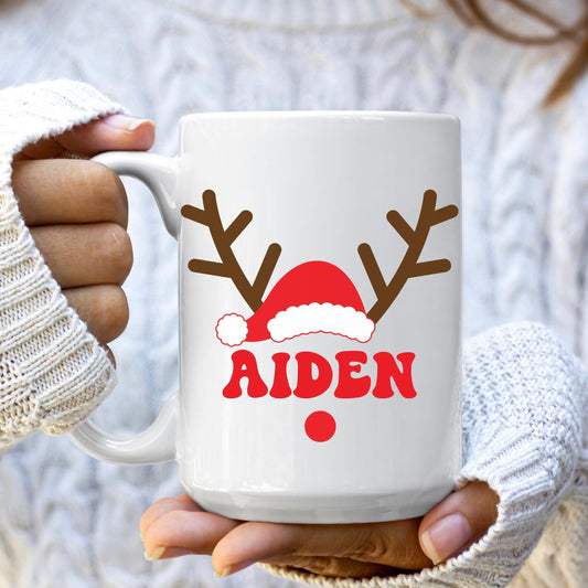 Personalized Reindeer Mug