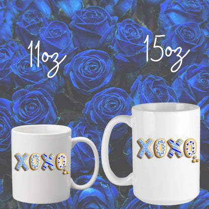 Valentine's XOXO Mug, Sweetheart Mug, Valentine's Cookie Mug, Valentine's Gift for Him